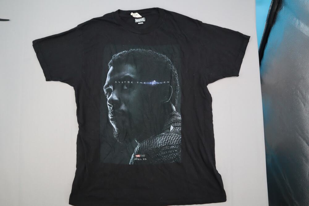 Marvel Avengers Endgame Black Panther Avenge The Fallen T-Shirt Men's L
